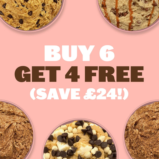 BUY 6 GET 4 FREE (SAVE £24!) - LIMITED EDITION 150G TASTER TUBS