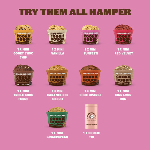 Try Them All Hamper - 150G Taster Tubs