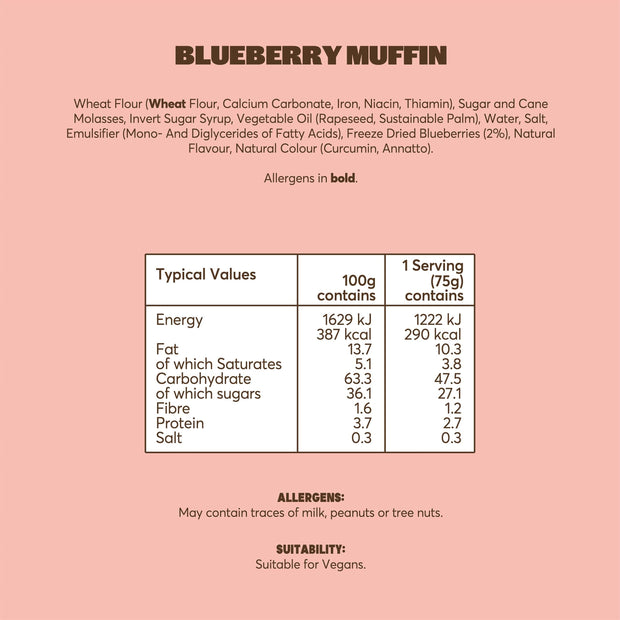 Blueberry Muffin Edible Cookie Dough Monster Tub (500g) VEGAN
