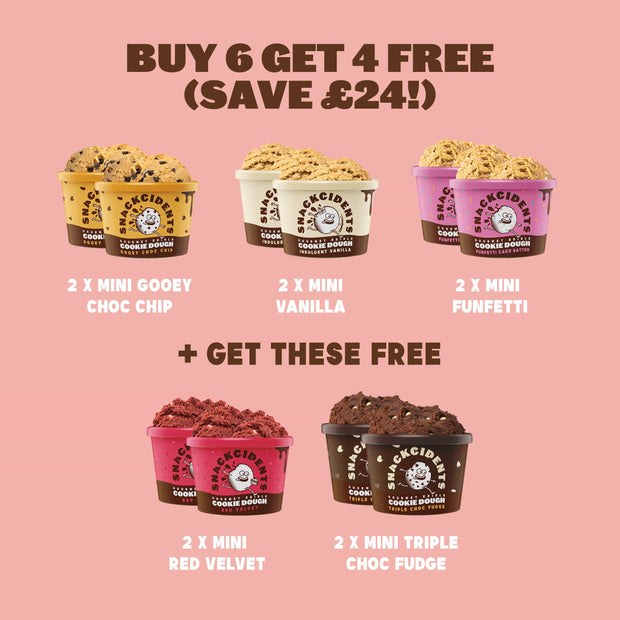 BUY 6 GET 4 FREE (SAVE £24!) - 150G TASTER TUBS + FREE DELIVERY