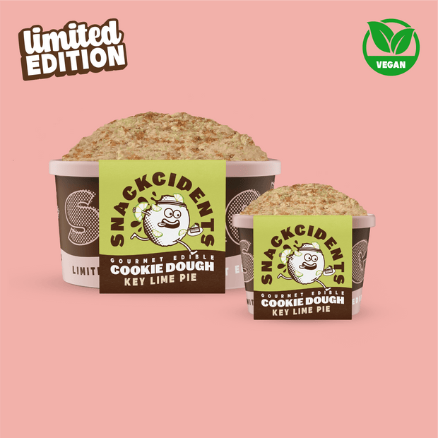 Key Lime Pie Edible Cookie Dough Monster Tub (500g) VEGAN