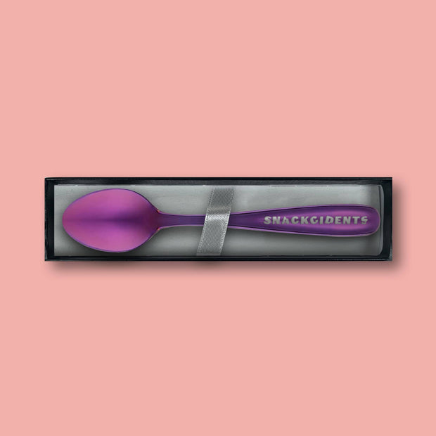 gift - Stainless Steel Purple Spoon